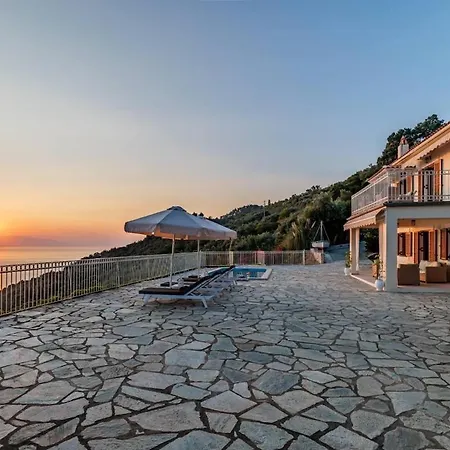 Aigaio Pool Villa, Gaze The Sunset Over The Aegean Sea Villa Glósza