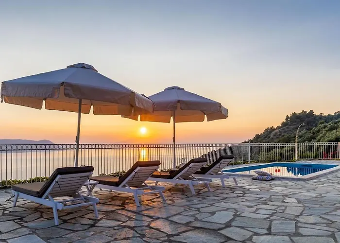 Aigaio Pool Villa, Gaze The Sunset Over The Aegean Sea Glossa
