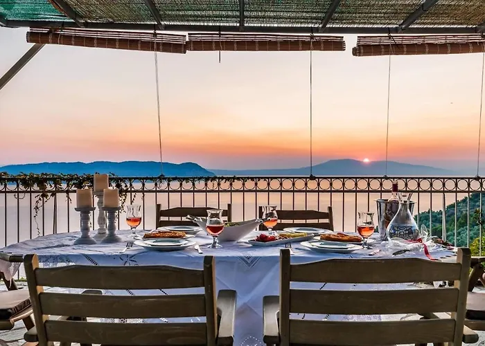 Aigaio Pool Villa, Gaze The Sunset Over The Aegean Sea * Glossa