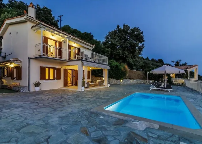 Vilă Aigaio Pool Villa, Gaze The Sunset Over The Aegean Sea