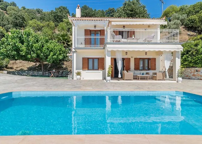Aigaio Pool Villa, Gaze The Sunset Over The Aegean Sea Vilă *