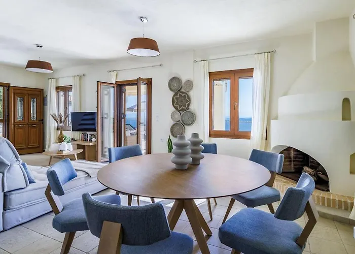 Vilă Aigaio Pool Villa, Gaze The Sunset Over The Aegean Sea *